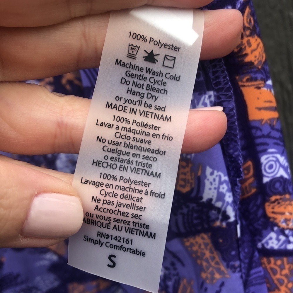 LuLaRoe long Joy tunic vest size S. NWT - Picture 8 of 8